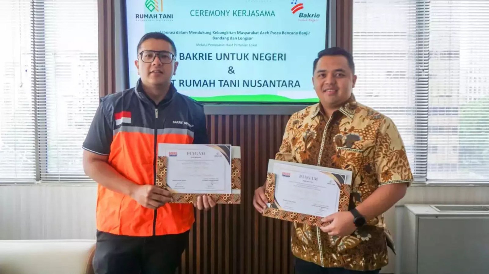 PT Rumah Tani Nusantara Perkuat Kolaborasi Bersama #BAKRIETANGGAP, Dukung Kebangkitan Masyarakat Aceh Pascabencana