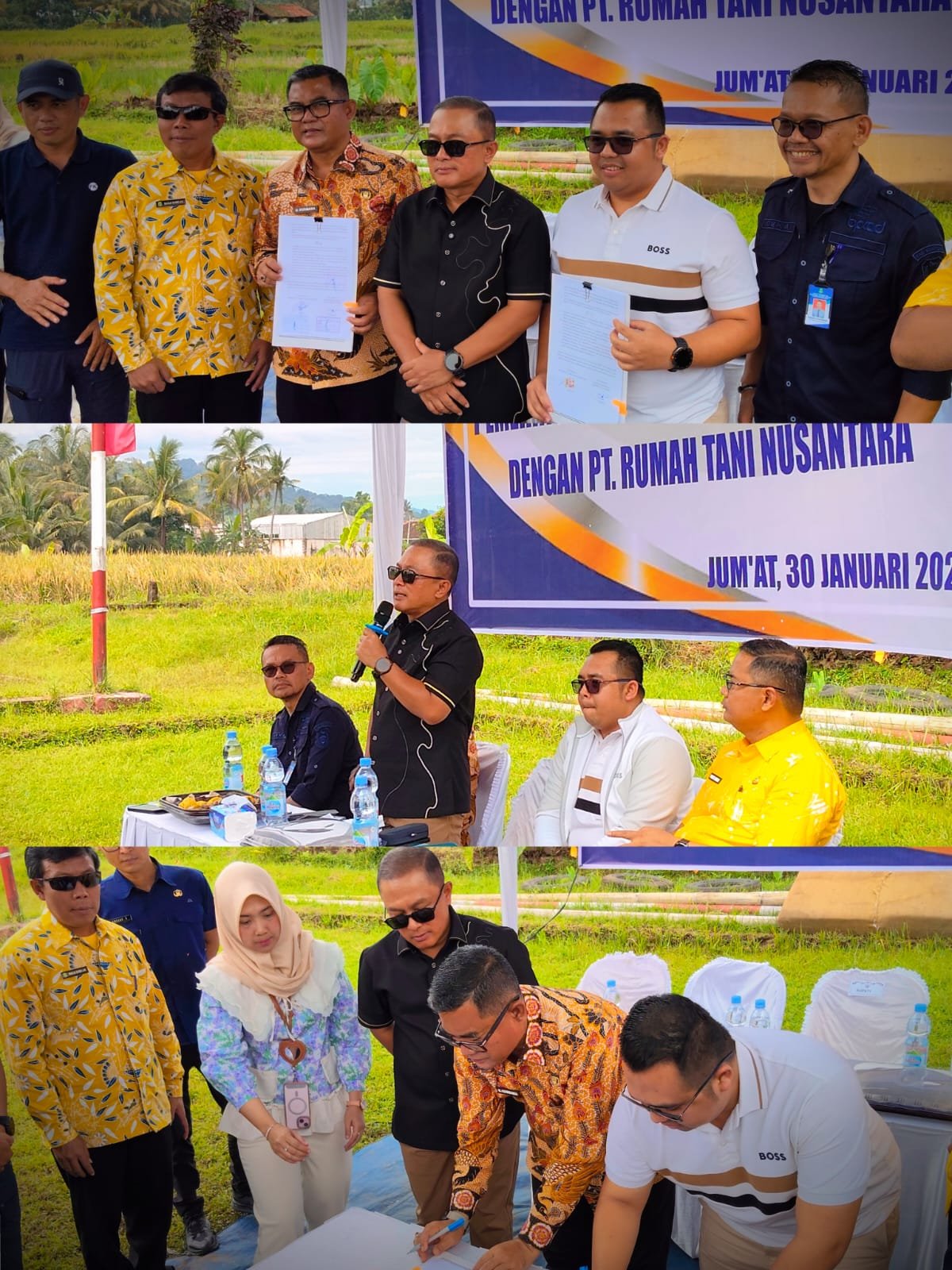 Dorong Aset Daerah Lebih Produktif, Bupati Kuningan Gandeng PT Rumah Tani Nusantara